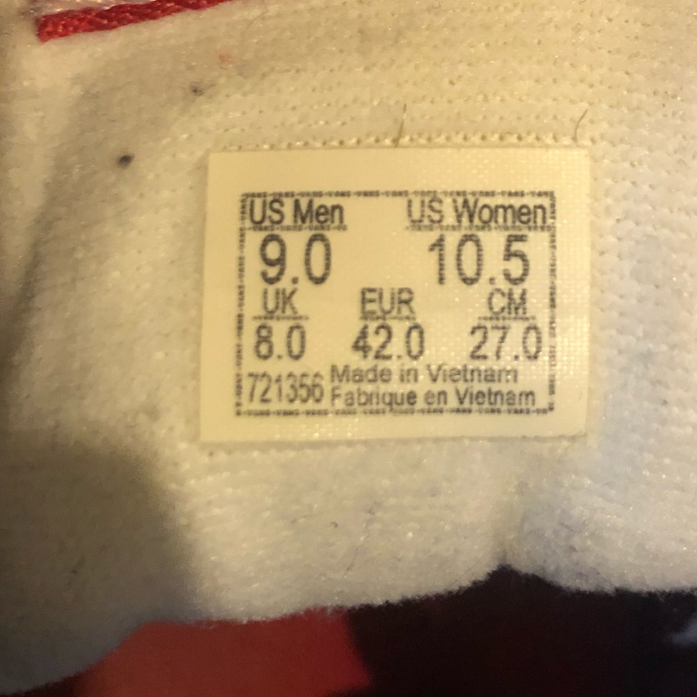 Red Vans - Picture 2 of 5